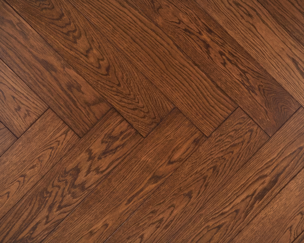 Amber Blaze Herringbone Engineered Floor 