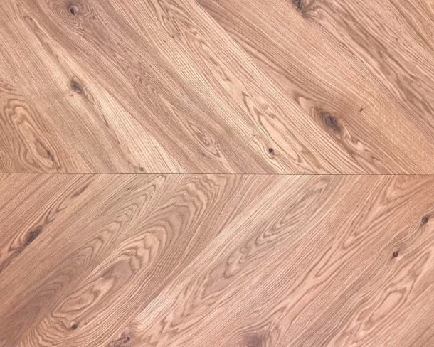Character Natural Oiled Chevron Engineered Floor 