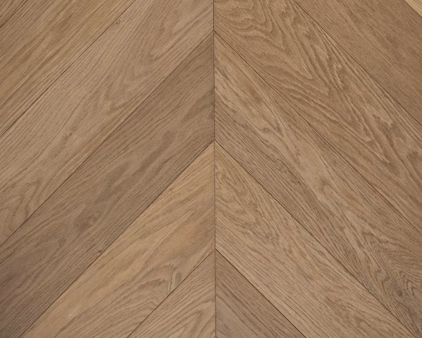 Double Smokey George Chevron Engineered Floor 