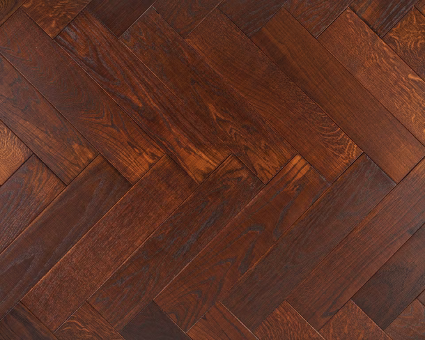 Cherry Smoke Herringbone Bandsawn Engineered Floor 