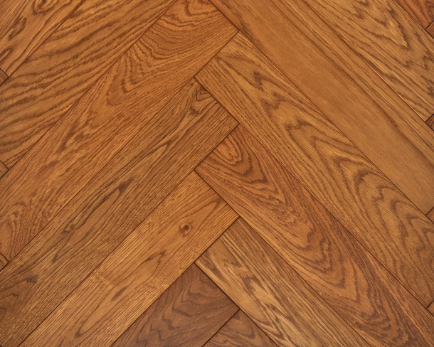 Smoked Natural Bronze Herringbone Engineered Floor 