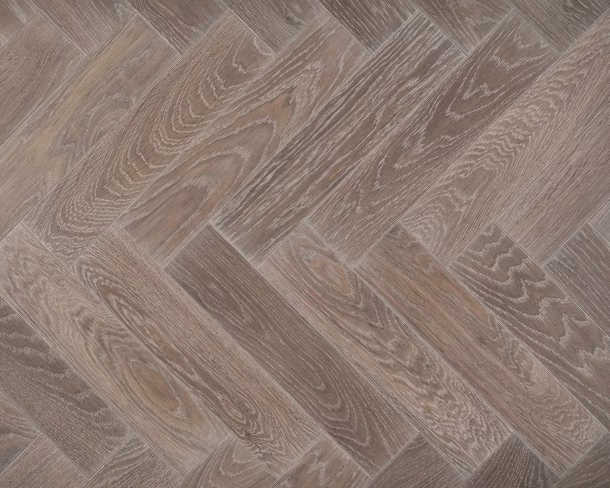 Smokey Grey Herringbone Engineered Floor 