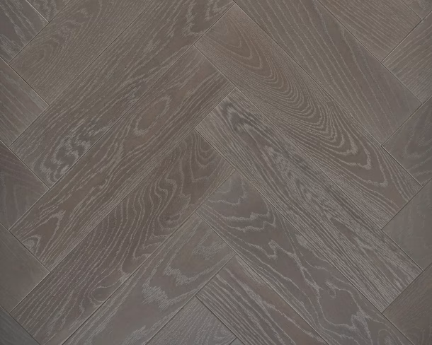 Steely Grey  Herringbone Engineered Floor 