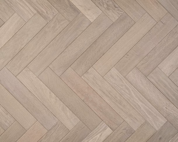 Stonington Grey Herringbone Engineered Floor 