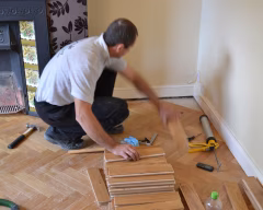 oak parquet flooring